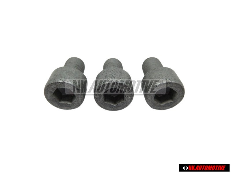 3x VW Original Vis A Tete Cylindrique Avec Six Pans Internes - N 0147067