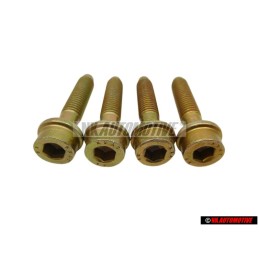 4x VW Original Vis A Tete Cylindrique Avec Six Pans Internes - N 90402001