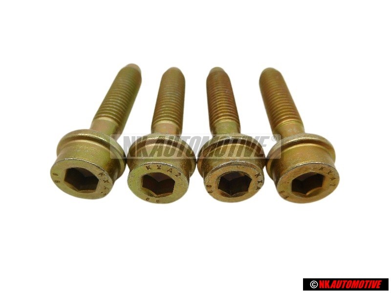 4x VW Original Vis A Tete Cylindrique Avec Six Pans Internes - N 90402001