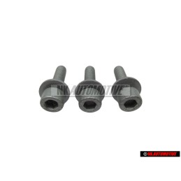 3x VW Original Vis A Tete Cylindrique Avec Six Pans Internes - N 10172501