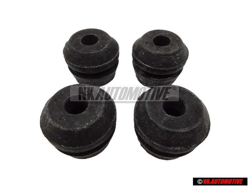 4x VW Original Patin Metal Caoutchouc - 191199233