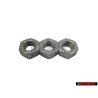 3x VW Original Ecrou 6 Pans, Autoserreur - N 90074401