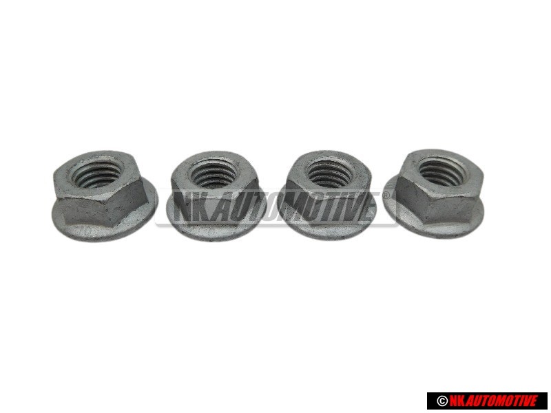 4x VW Original Ecrou Hexagonal Embase - N 01508311