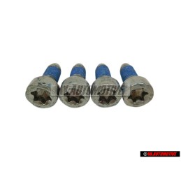 4x VW Original Vis A Tete Cylindrique, Autobloquante - N 90366303