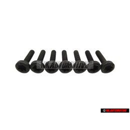 7x VW Original Vis A Tete Cylindrique Avec Empr. 