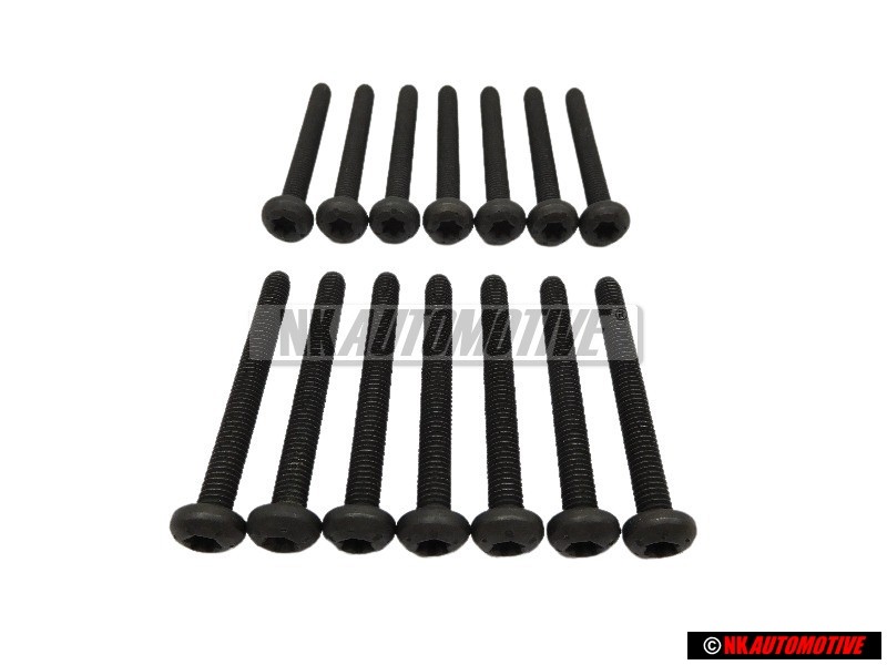 14x VW Original Vis A Tete Demi-Ronde - N 10194302