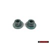 2x VW Original Ecrou 6 Pans, Autoserreur Avec Rondelle - N 90286703