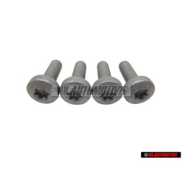 4x VW Original Vis Tete Bombee A Multipan Creux - N 10196103
