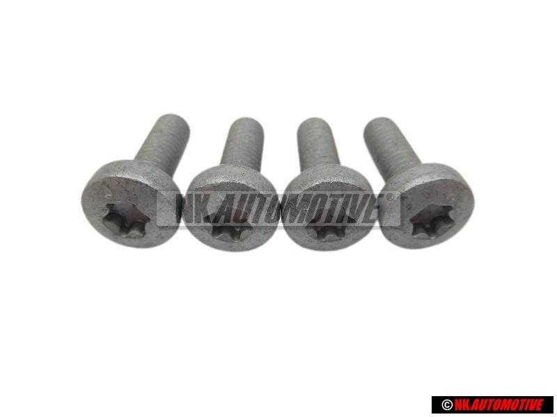 4x VW Original Vis Tete Bombee A Multipan Creux - N 10196103