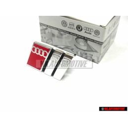 Audi Original S2 Avant Embleme Monogramme Logo Chrome Rouge - 895853736B 2ZZ