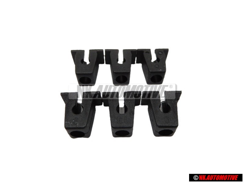 6x VW Original Ecrou Encastrable - 811807577C