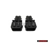 2x VW Original Boitier A Fiche Plate Male - 357972762