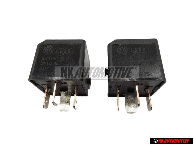 2x VW Original Relais A Contact Ouvert - 8K0951253
