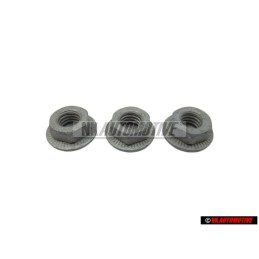 3x VW Original Ecrou Hexagonal Embase - N 90106304