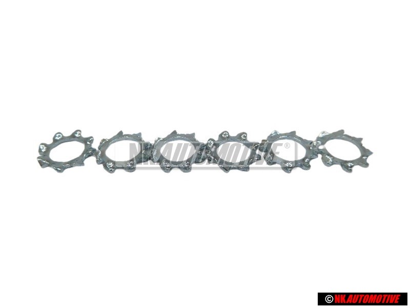 6x VW Original Rondelle Dentee - N 0121272