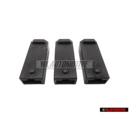 3x VW Original Boitier A Fiche Plate - 161971990A