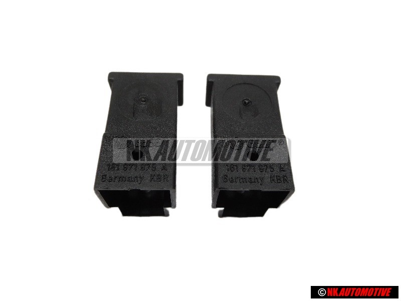 2x VW Original Boitier A Fiche Plate Male - 161971975