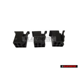 3x VW Original Boitier A Fiche Plate - 357959869