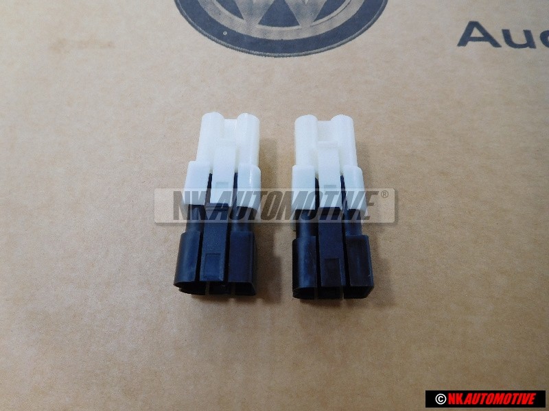 2x VW Original Boitier A Fiche Coniq. 