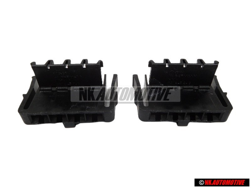 2x VW Original Boitier A Fiche Plate - 321945249