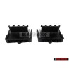 2x VW Original Boitier A Fiche Plate - 321945249