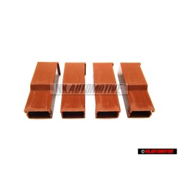 4x VW Original Boitier A Fiche Plate Male - 431971995