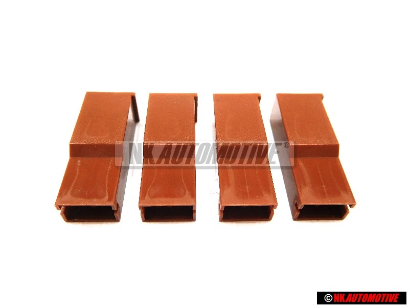 4x VW Original Boitier A Fiche Plate Male - 431971995