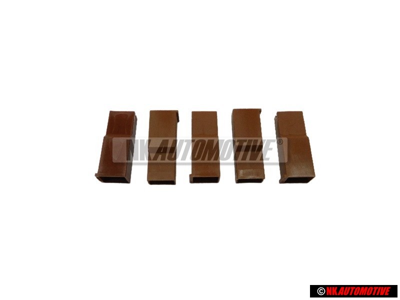 5x VW Original Boitier A Fiche Plate Male - 431971995