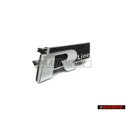 VW Original R LINE Avant Embleme Monogramme Logo Chrome - 3AA853948 FXC