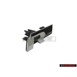 VW Original R LINE Avant Embleme Monogramme Logo Chrome - 3AA853948 FXC