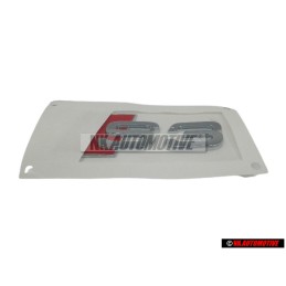 Audi Original S3 Arrière Embleme Monogramme Logo Chrome Rouge - 8P0853735 2ZZ