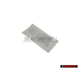 Audi Original S3 Arrière Embleme Monogramme Logo Chrome Rouge - 8P0853735 2ZZ