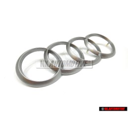 Audi Original Anneaux Couverture Du Moteur Emblem Logo Argent - 022103940C