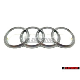 Audi Original Anneaux Couverture Du Moteur Emblem Logo Argent - 4H0103940A