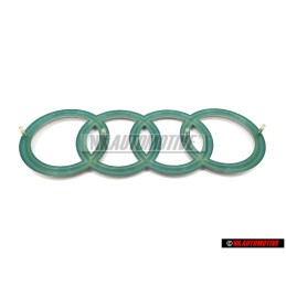 Audi Original Anneaux Couverture Du Moteur Emblem Logo Argent - 4H0103940A