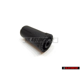 VW Original Bouton-Ression Noir Satine - 113711333B 01C