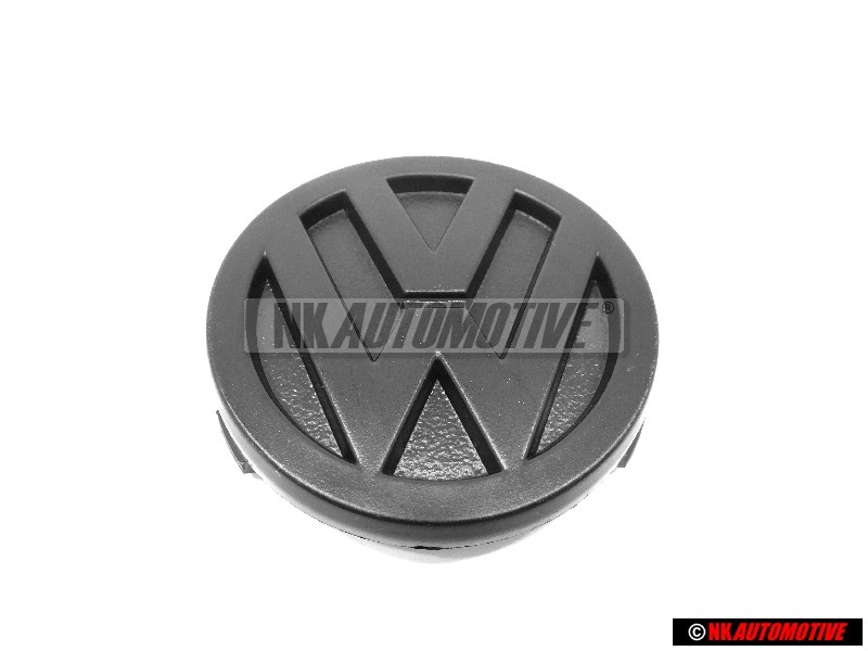 VW Original Capuchon pour volant noir satine - 255419685 01C