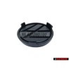 VW Original Capuchon pour volant noir satine - 255419685 01C