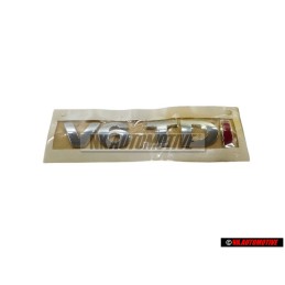 VW Original V6 TDI Arrière Embleme Monogramme Logo Chrome Rouge - 3B0853675ADGQF