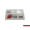 Audi Original RS6 Arrière Embleme Monogramme Logo Chrome Rouge - 4B0853740 2ZZ