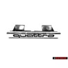 Audi Original QUATTRO Avant Embleme Monogramme Logo Chrome - 4B3853736A 2ZZ