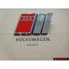 Audi Original S8 Avant Embleme Monogramme Logo Chrome Rouge - 4D0853736A 2ZZ