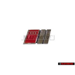 Audi Original S8 Avant Embleme Monogramme Logo Chrome Rouge - 4D0853736A 2ZZ