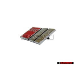 Audi Original S8 Avant Embleme Monogramme Logo Chrome Rouge - 4D0853736A 2ZZ