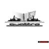 Audi Original QUATTRO Avant Embleme Monogramme Logo Chrome - 4D0853736E 2ZZ