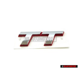 Audi Original TT Arrière Embleme Monogramme Logo Chrome Rouge - 8N0853743C 2ZZ