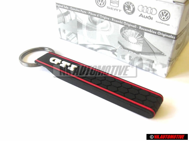 VW Original Porte-Code Noir/Rouge - 1KM087013A 6J1