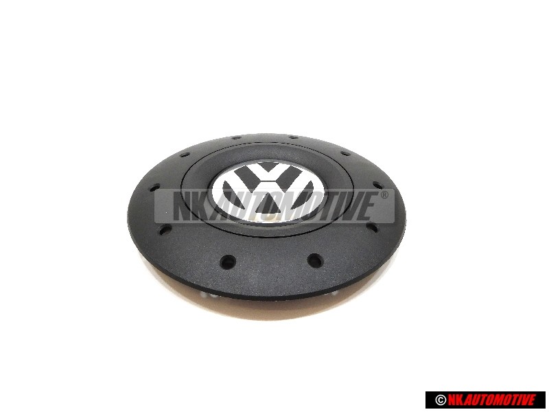 VW Original Enjoliveur De Roue Noir Satine/Chrome - 7H0601151B RVB