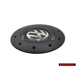VW Original Enjoliveur De Roue Noir Satine/Chrome - 7H0601151B RVB
