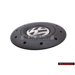 VW Original Enjoliveur De Roue Noir Satine/Chrome - 7H0601151B RVB